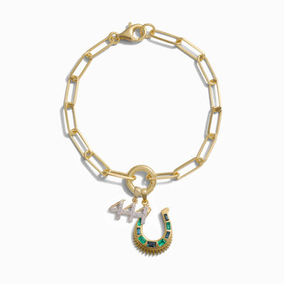 Awe Inspired Bracelets 14K Yellow Gold Vermeil Lucky Charm Bracelet