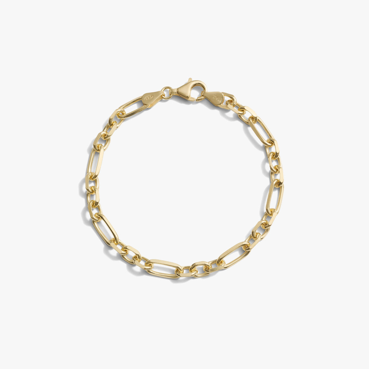 Awe Inspired Bracelets 14K Yellow Gold Vermeil Men's Statement Chain Bracelet