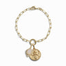 Awe Inspired Bracelets 14K Yellow Gold Vermeil / Mini Hecate Moon Goddess Bracelet Set