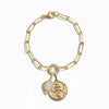 Awe Inspired Bracelets 14K Yellow Gold Vermeil / Mini Hecate Moon Goddess Bracelet Set