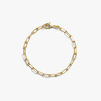 Awe Inspired Bracelets 14K Yellow Gold Vermeil Paperclip Chain Bracelet