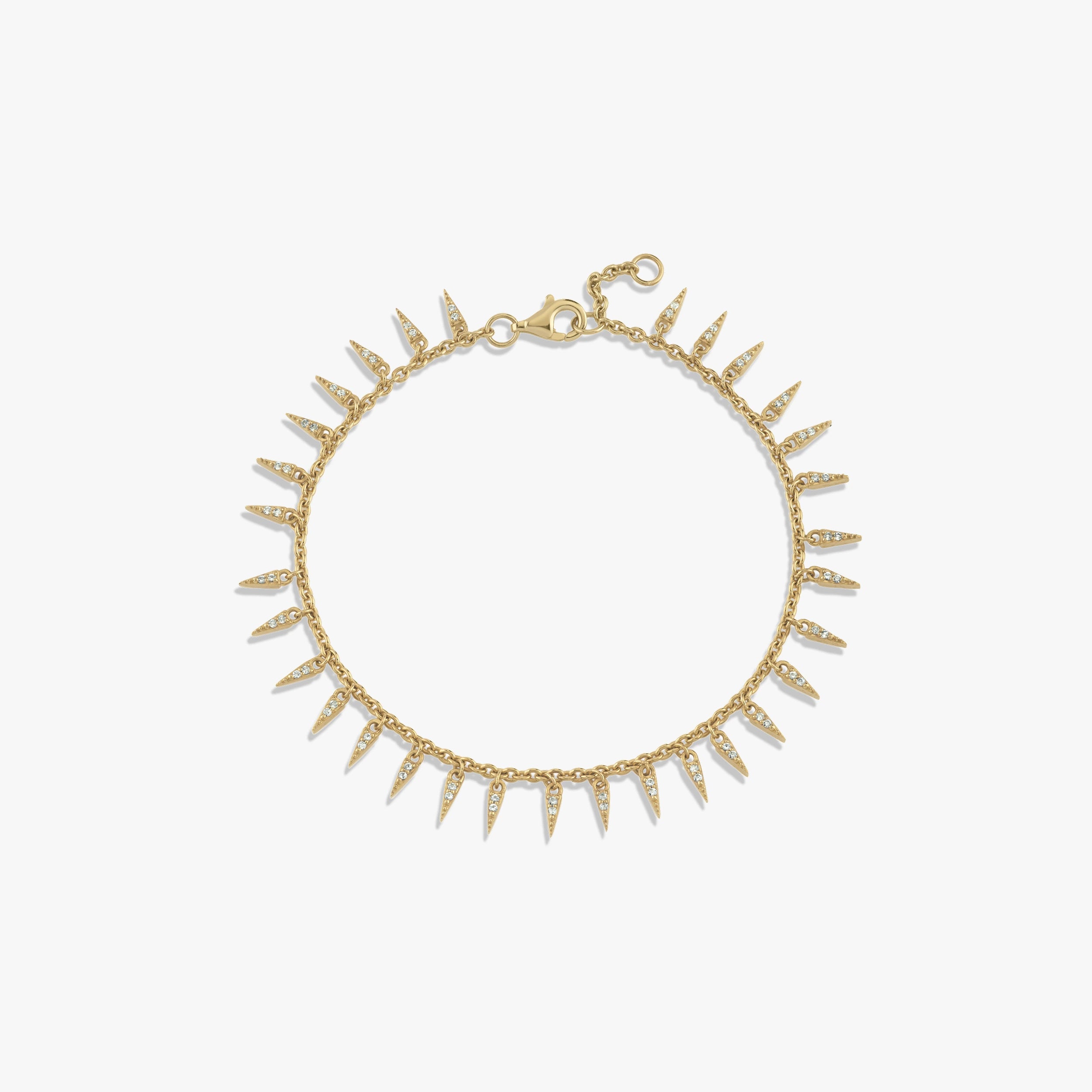 Awe Inspired Bracelets 14K Yellow Gold Vermeil Sea Siren Fringe Bracelet