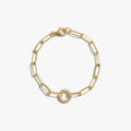 Awe Inspired Bracelets 14K Yellow Gold Vermeil Single Charm Bracelet