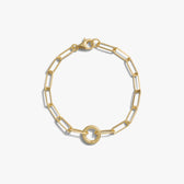 Awe Inspired Bracelets 14K Yellow Gold Vermeil Single Charm Bracelet