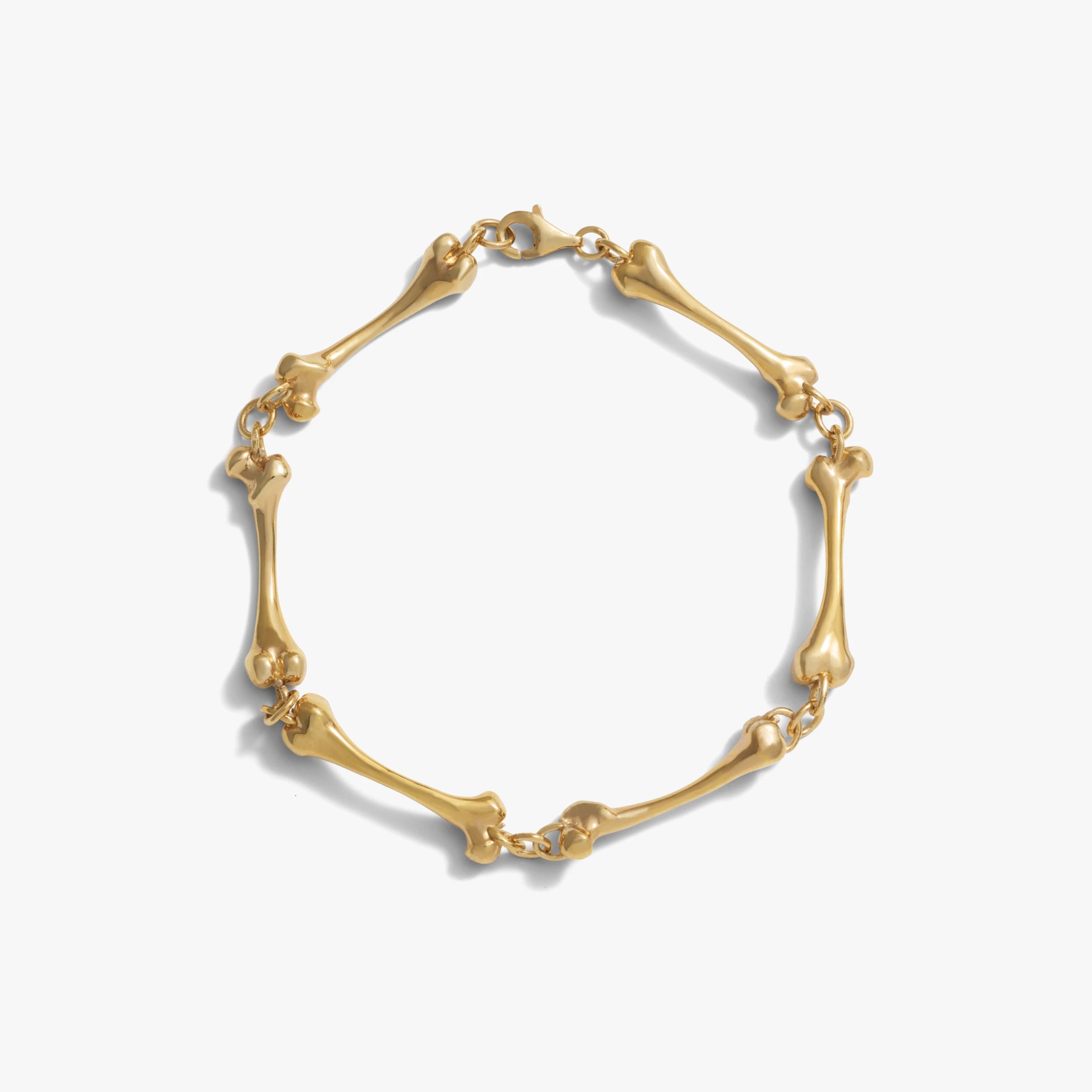 Awe Inspired Bracelets 14K Yellow Gold Vermeil Skeleton Bracelet