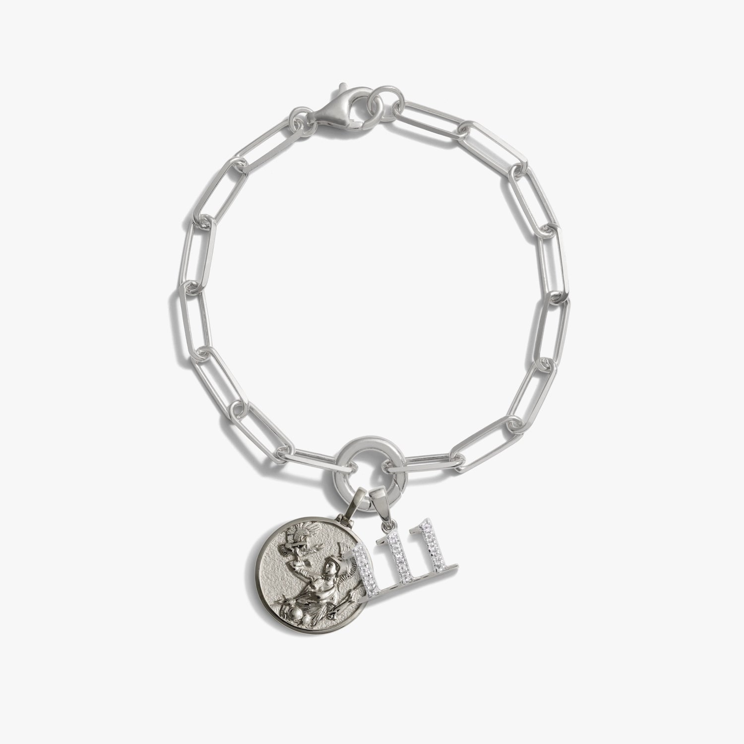 Awe Inspired Bracelets 925 Sterling Silver / 111 Divine Wisdom Charm Bracelet