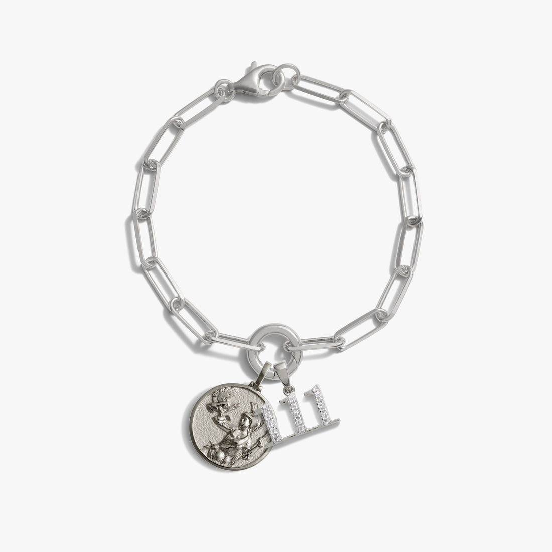 Awe Inspired Bracelets 925 Sterling Silver / 111 Divine Wisdom Charm Bracelet