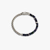 Awe Inspired Bracelets 925 Sterling Silver Black Opal Meditation Bracelet