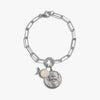 Awe Inspired Bracelets 925 Sterling Silver Hecate Triple Moon Charm Bracelet