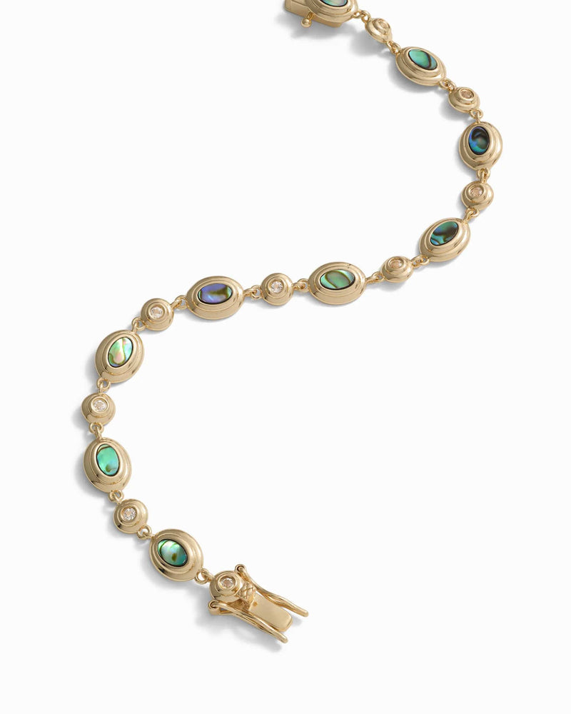 Awe Inspired Bracelets Abalone Tennis Bracelet