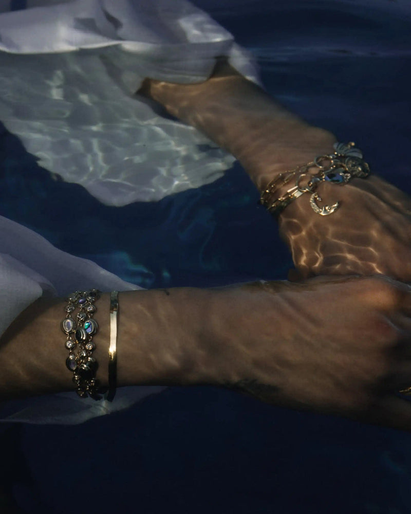 Awe Inspired Bracelets Abalone Tennis Bracelet