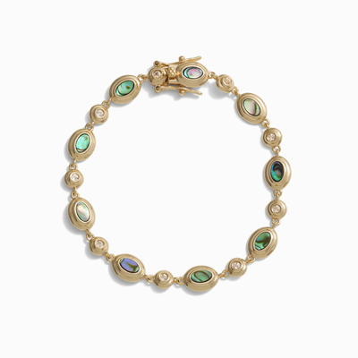 Awe Inspired Bracelets Abalone Tennis Bracelet