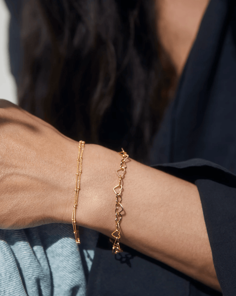 Awe Inspired Bracelets Double Wrap Saturn Bracelet