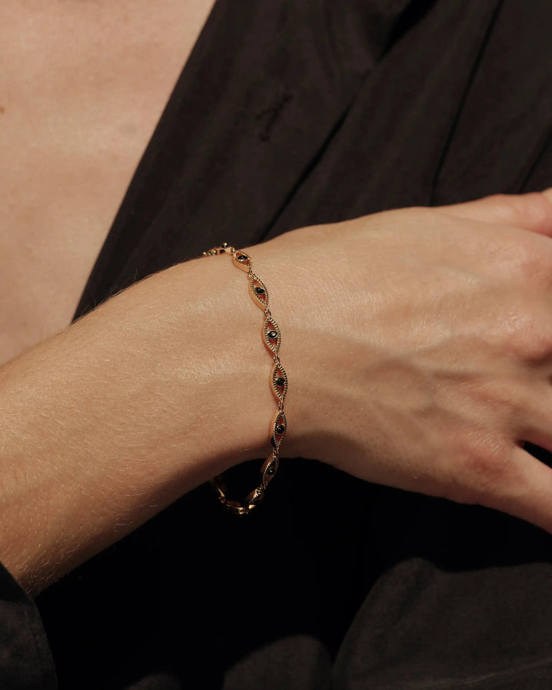 Awe Inspired Bracelets Evil Eye Tennis Bracelet