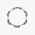 Awe Inspired Bracelets Gunmetal Skeleton Bracelet