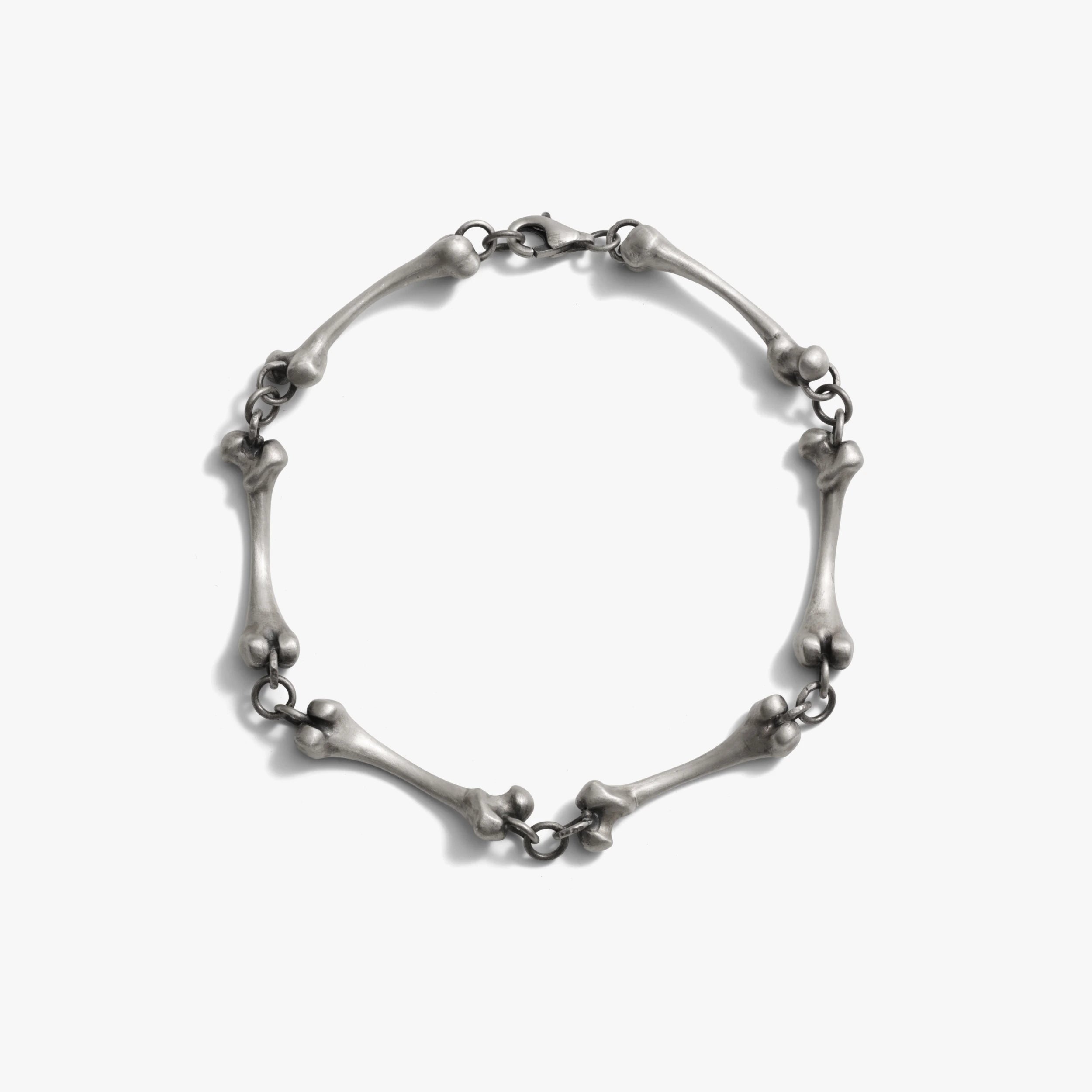 Awe Inspired Bracelets Gunmetal Skeleton Bracelet