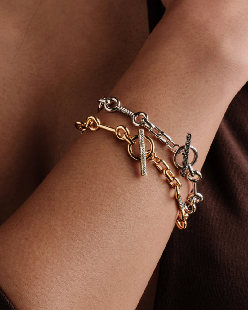 Awe Inspired Bracelets Horsebit Toggle Bracelet