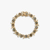 Awe Inspired Bracelets Labradorite / 14K Yellow Gold Vermeil / 6.75" Triple Moon Tennis Bracelet