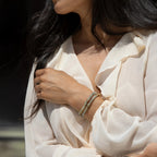 Awe Inspired Bracelets Labradorite Heishi Double Wrap Bracelet