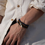 Awe Inspired Bracelets Men's Charm Beaded Bracelet