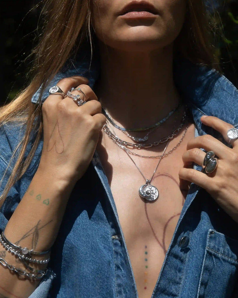 Awe Inspired Bracelets Moon Cut Bracelet