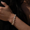 Awe Inspired Bracelets Organic Pearl Gemstone Tennis Bracelet
