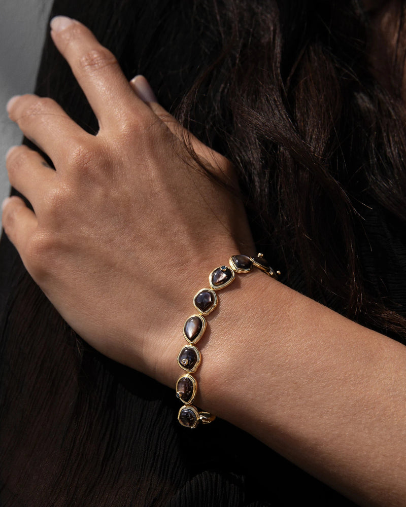 Awe Inspired Bracelets Organic Pearl Gemstone Tennis Bracelet