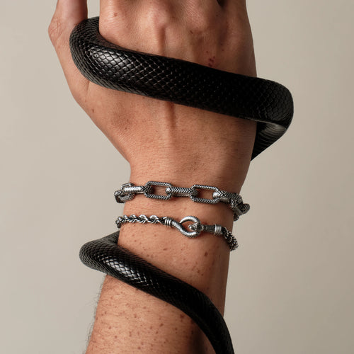 Awe Inspired  Bracelets Ouroboros Snake Bracelet