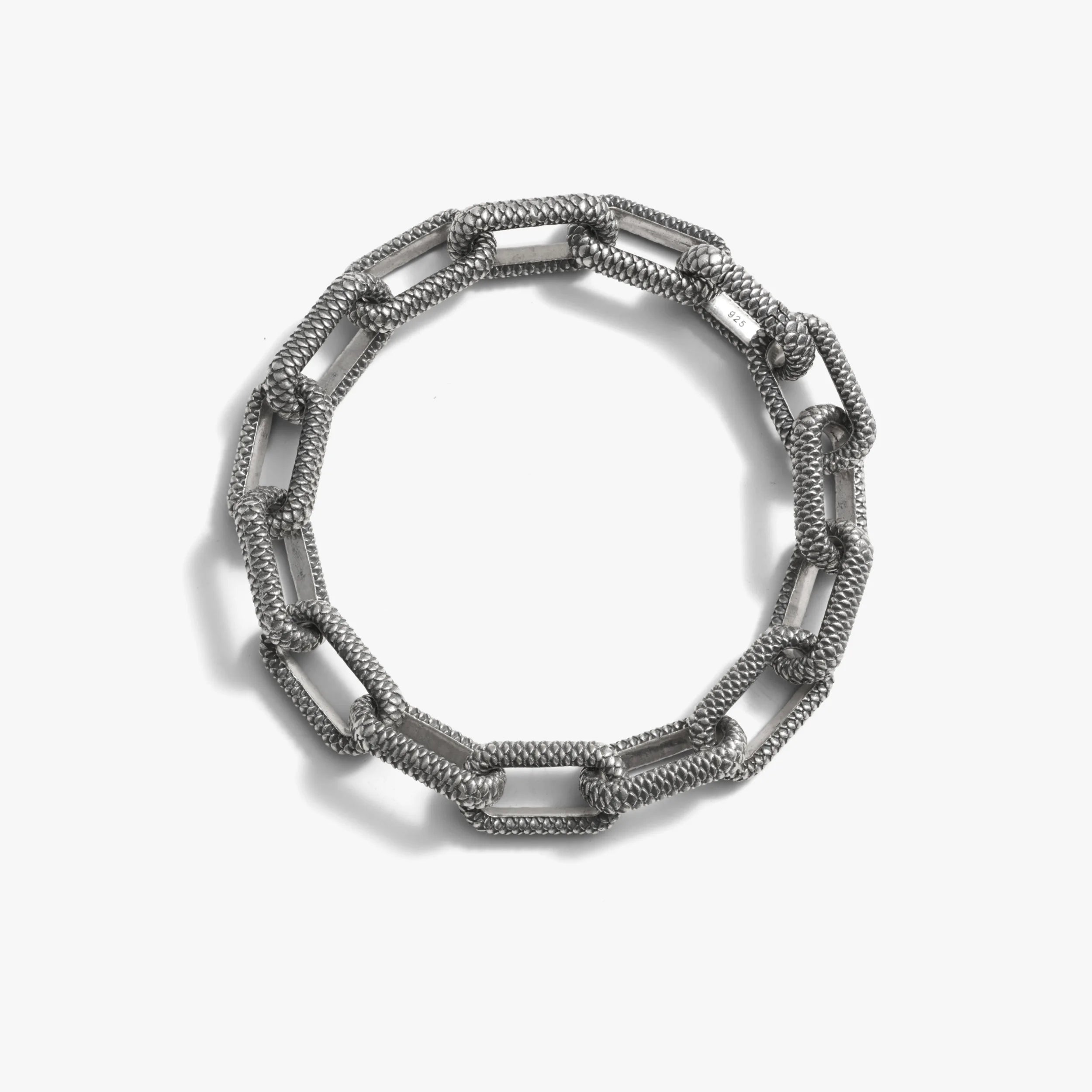 Awe Inspired Bracelets Oxidized / 7.5 Serpent Chain Bracelet