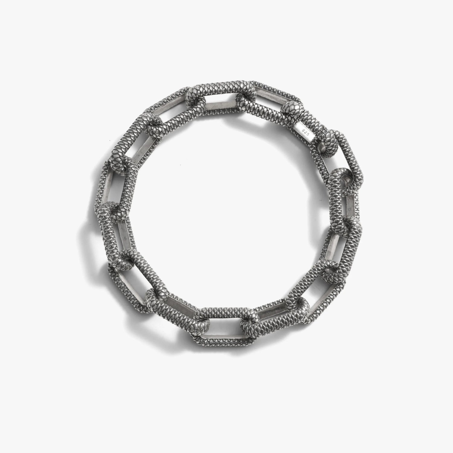 Awe Inspired Bracelets Oxidized / 7.5 Serpent Chain Bracelet