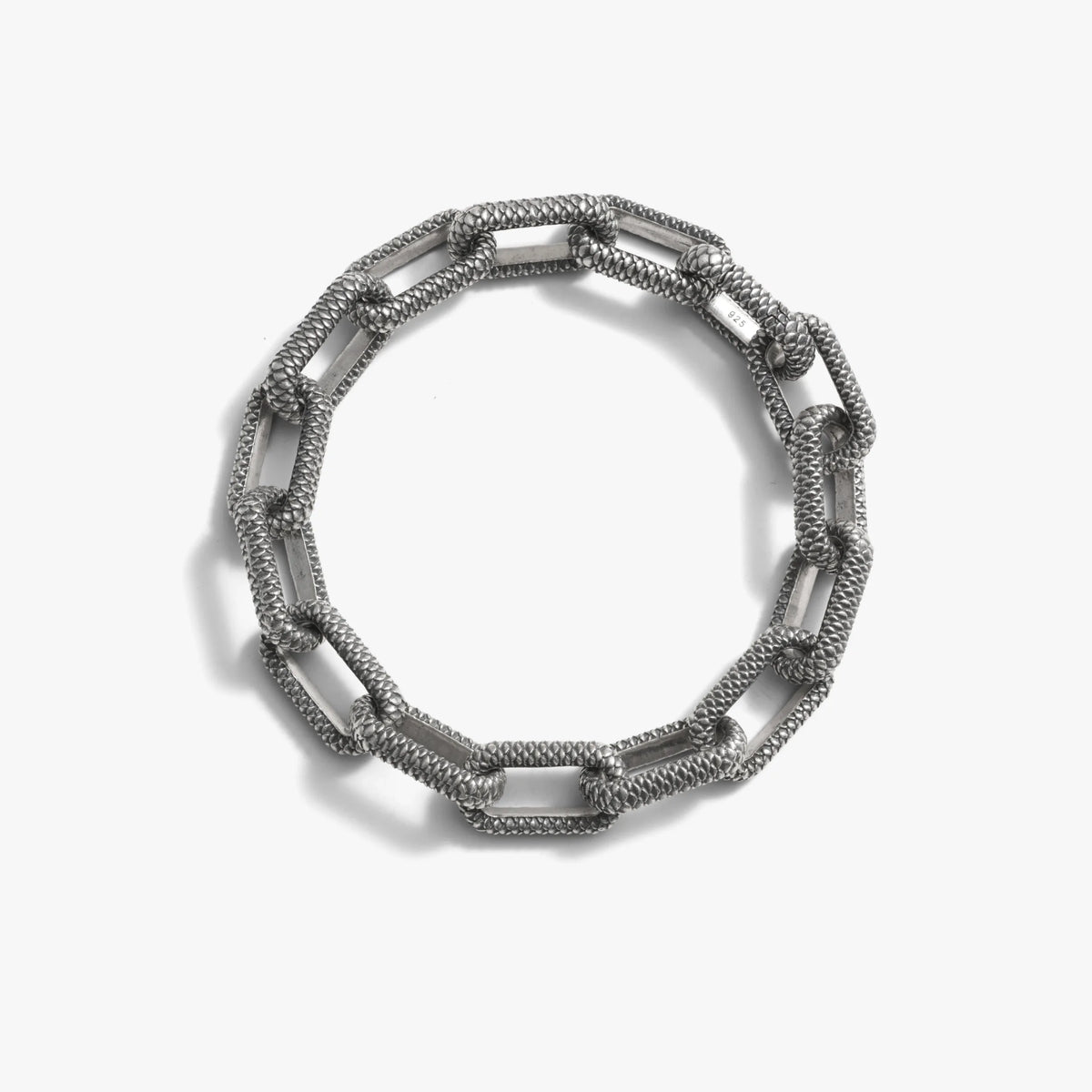 Awe Inspired Bracelets Oxidized / 7.5 Serpent Chain Bracelet