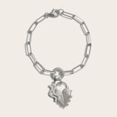 Awe Inspired Bracelets Spiked Heart Zodiac Charm Bracelet