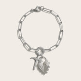 Awe Inspired Bracelets Spiked Heart Zodiac Charm Bracelet