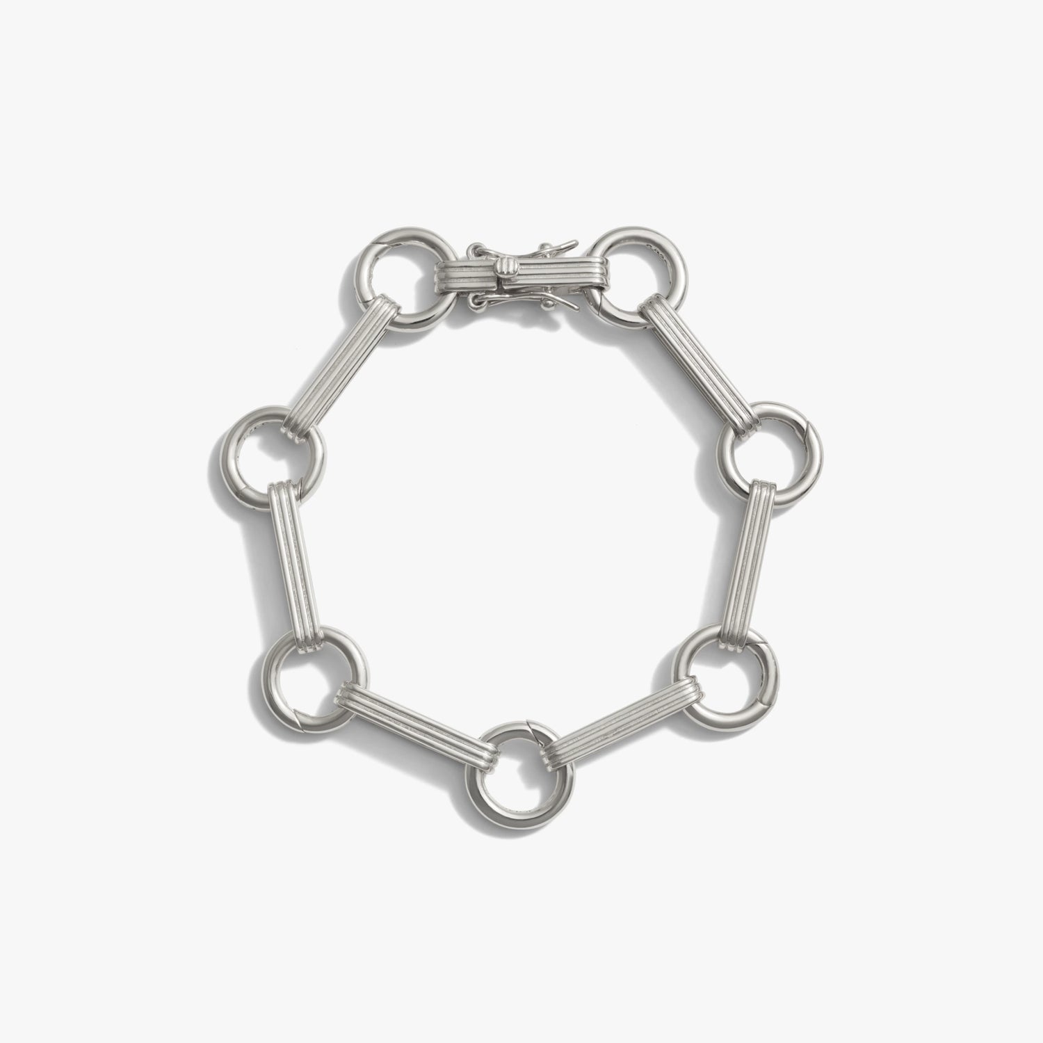 Awe Inspired Bracelets Sterling Silver / 6.95" Bar Charm Collector Bracelet