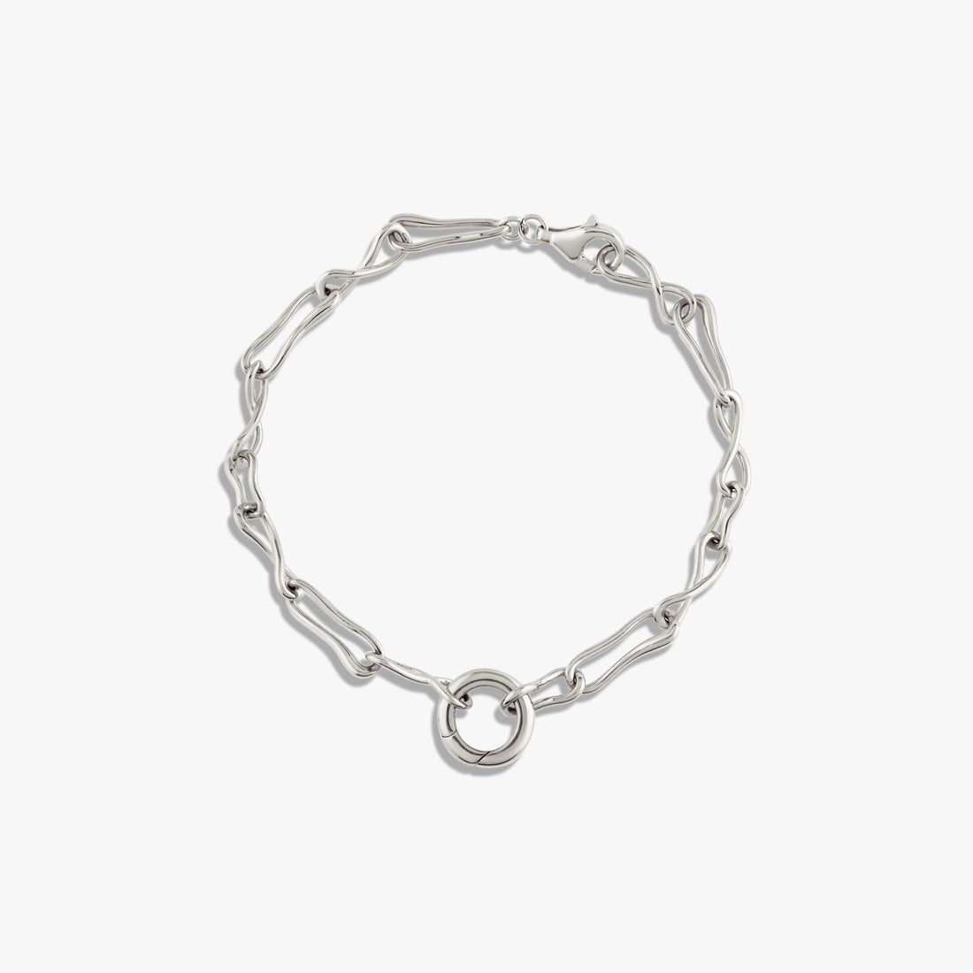 Awe Inspired Bracelets Sterling Silver / 7" Molten Chain Bracelet