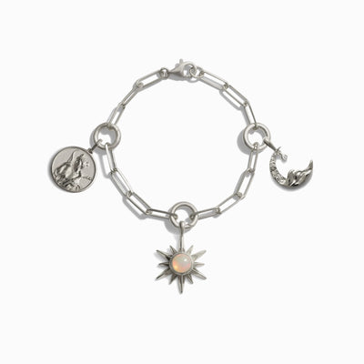 Awe Inspired Bracelets Sterling Silver Cosmic Euphoria Charm Bracelet