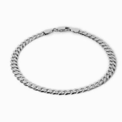 Awe Inspired Bracelets Sterling Silver Curb Chain Bracelet