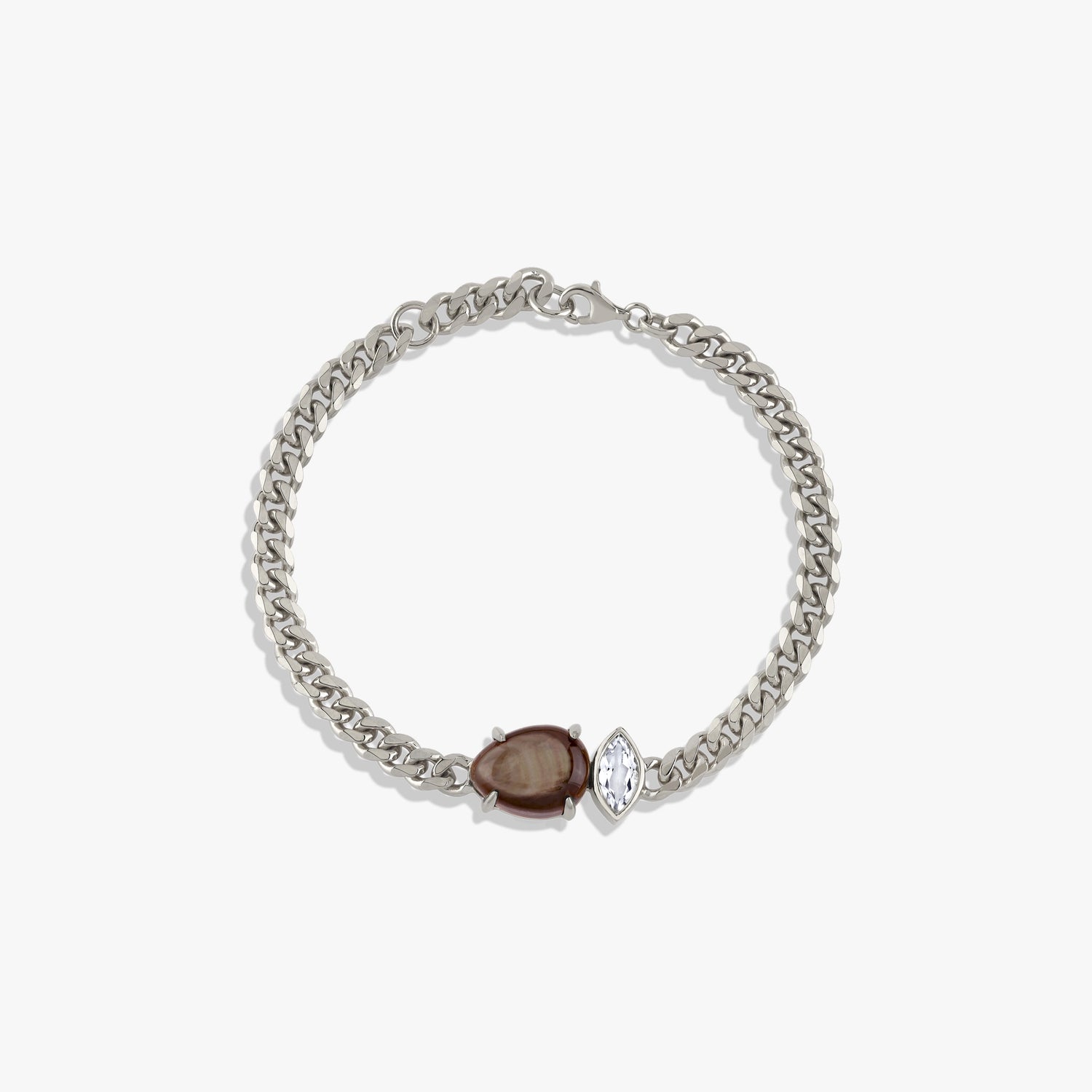 Awe Inspired Bracelets Sterling Silver Deep Sea Black Mother of Pearl Bracelet