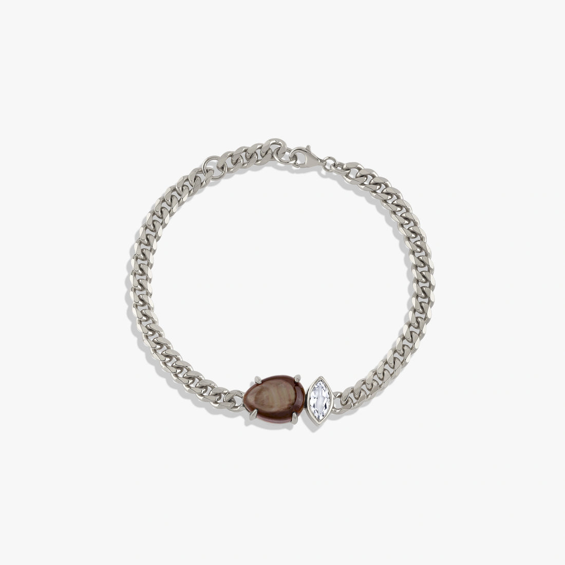 Awe Inspired Bracelets Sterling Silver Deep Sea Black Mother of Pearl Bracelet