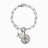 Awe Inspired Bracelets Sterling Silver Hecate Triple Moon Charm Bracelet