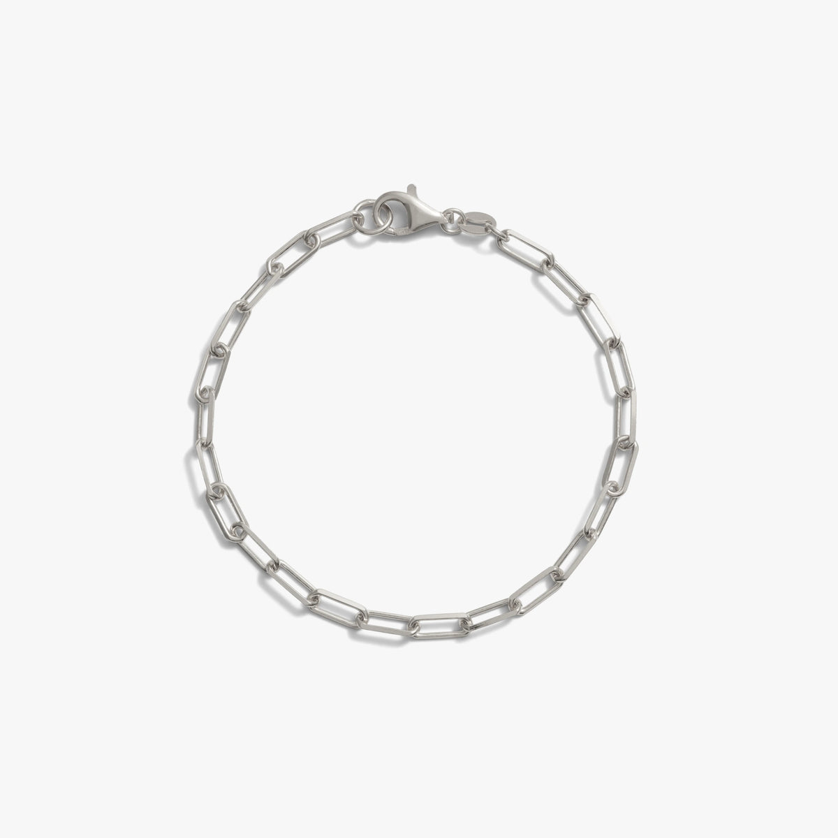 Awe Inspired Bracelets Sterling Silver Paperclip Chain Bracelet