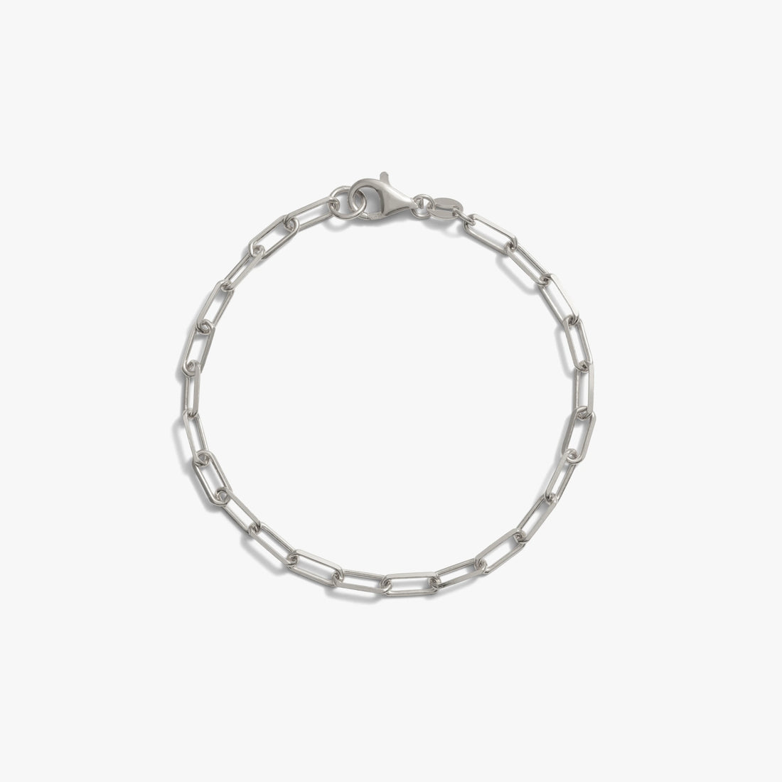Awe Inspired Bracelets Sterling Silver Paperclip Chain Bracelet