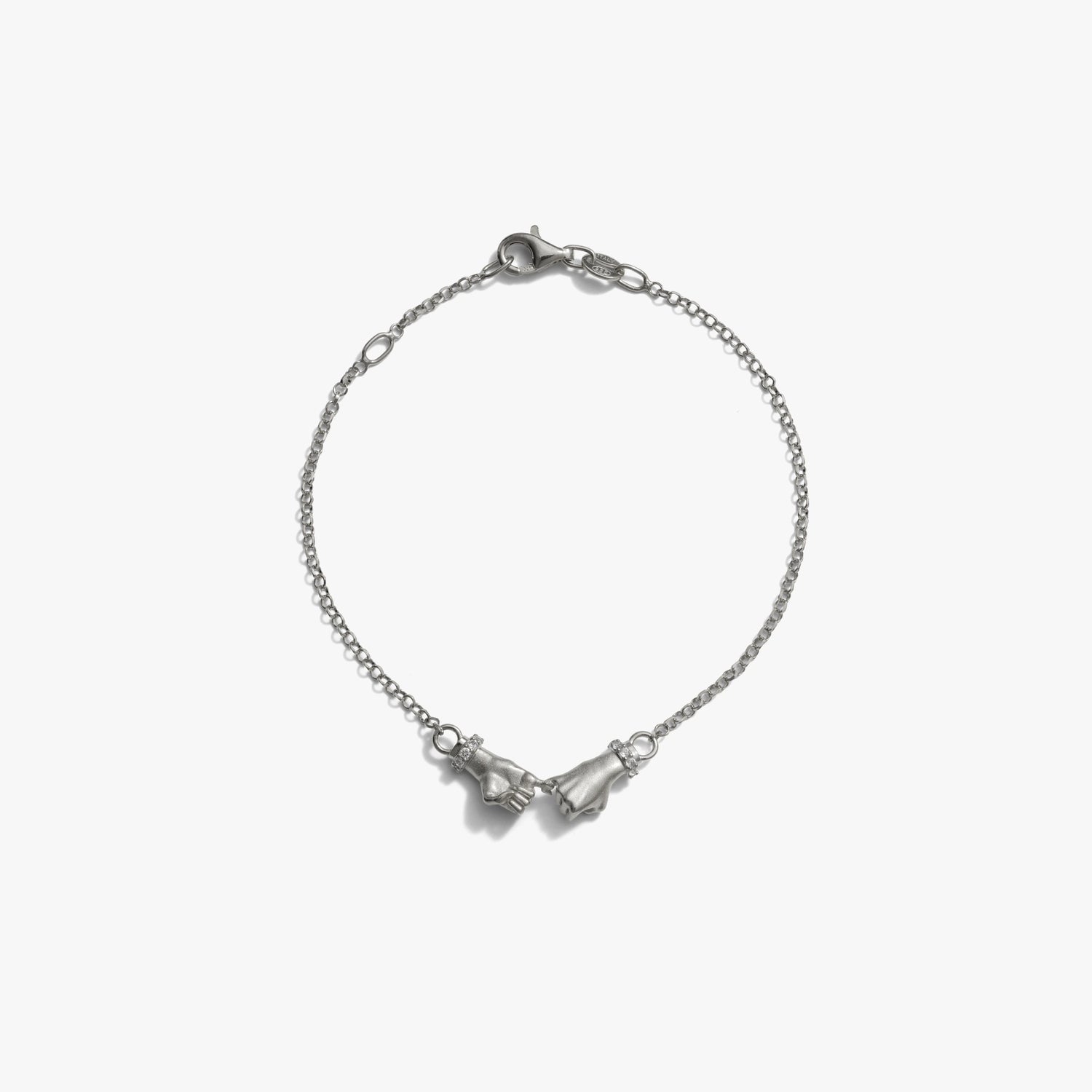 Awe Inspired Bracelets Sterling Silver Pinky Promise Bracelet