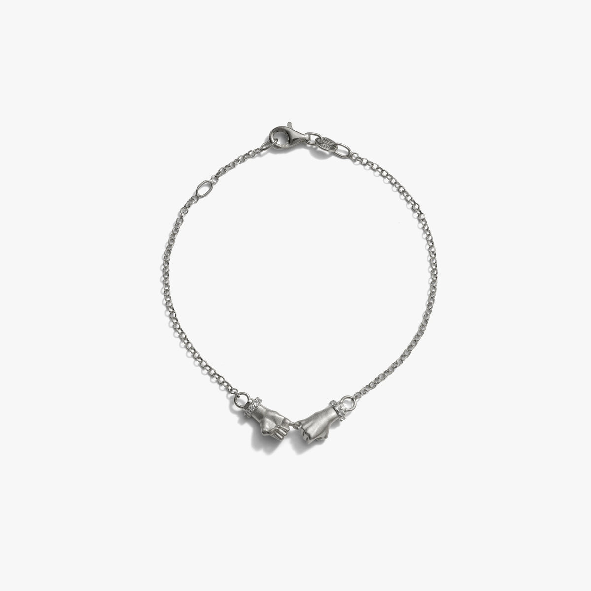 Awe Inspired Bracelets Sterling Silver Pinky Promise Bracelet