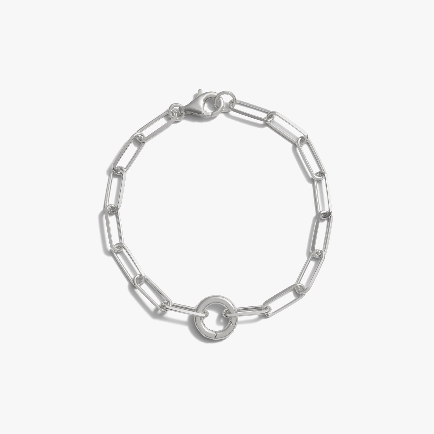 Awe Inspired Bracelets Sterling Silver Single Charm Bracelet