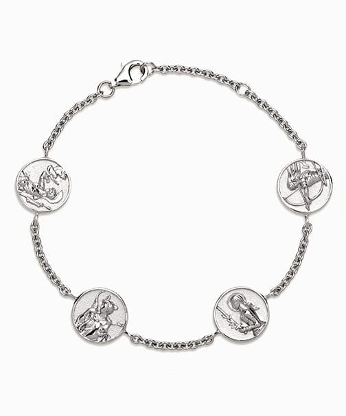 Awe Inspired Bracelets Sterling Silver Warrior Goddess Bracelet