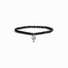 Awe Inspired Bracelets Sterling Silver Woman Power Onyx Beaded Bracelet