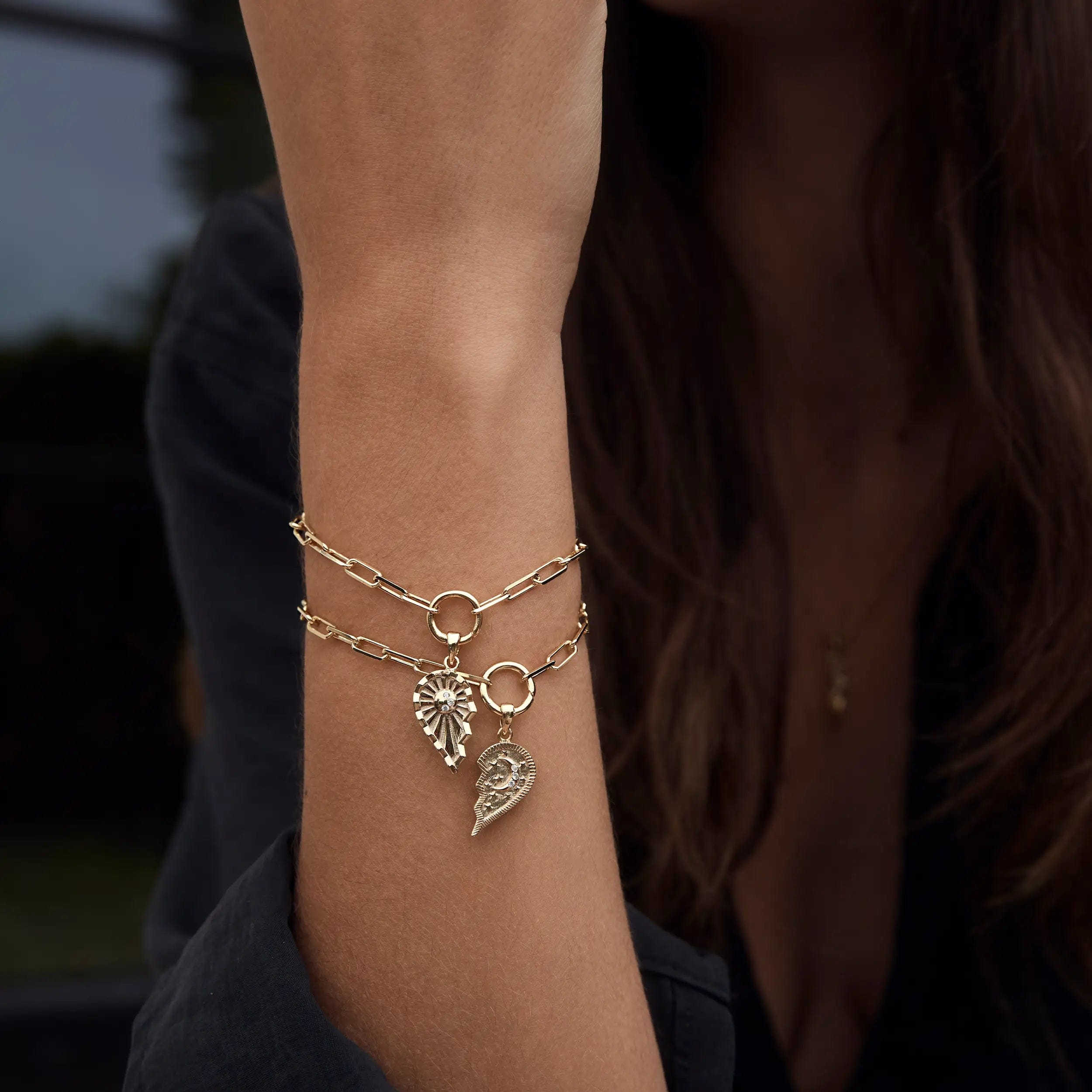 Awe Inspired Bracelets Sun & Moon Friendship Bracelet Set