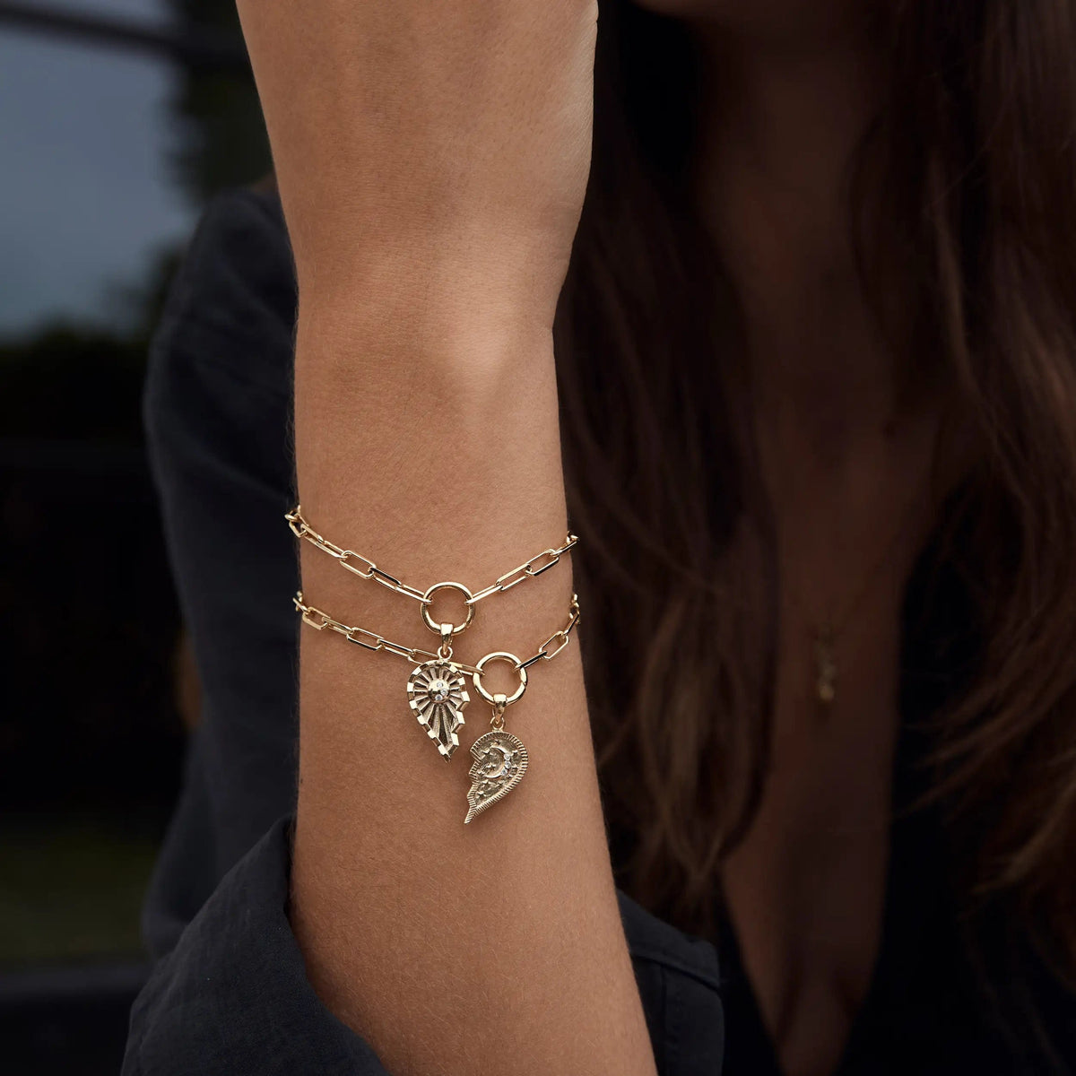 Awe Inspired Bracelets Sun & Moon Friendship Bracelet Set