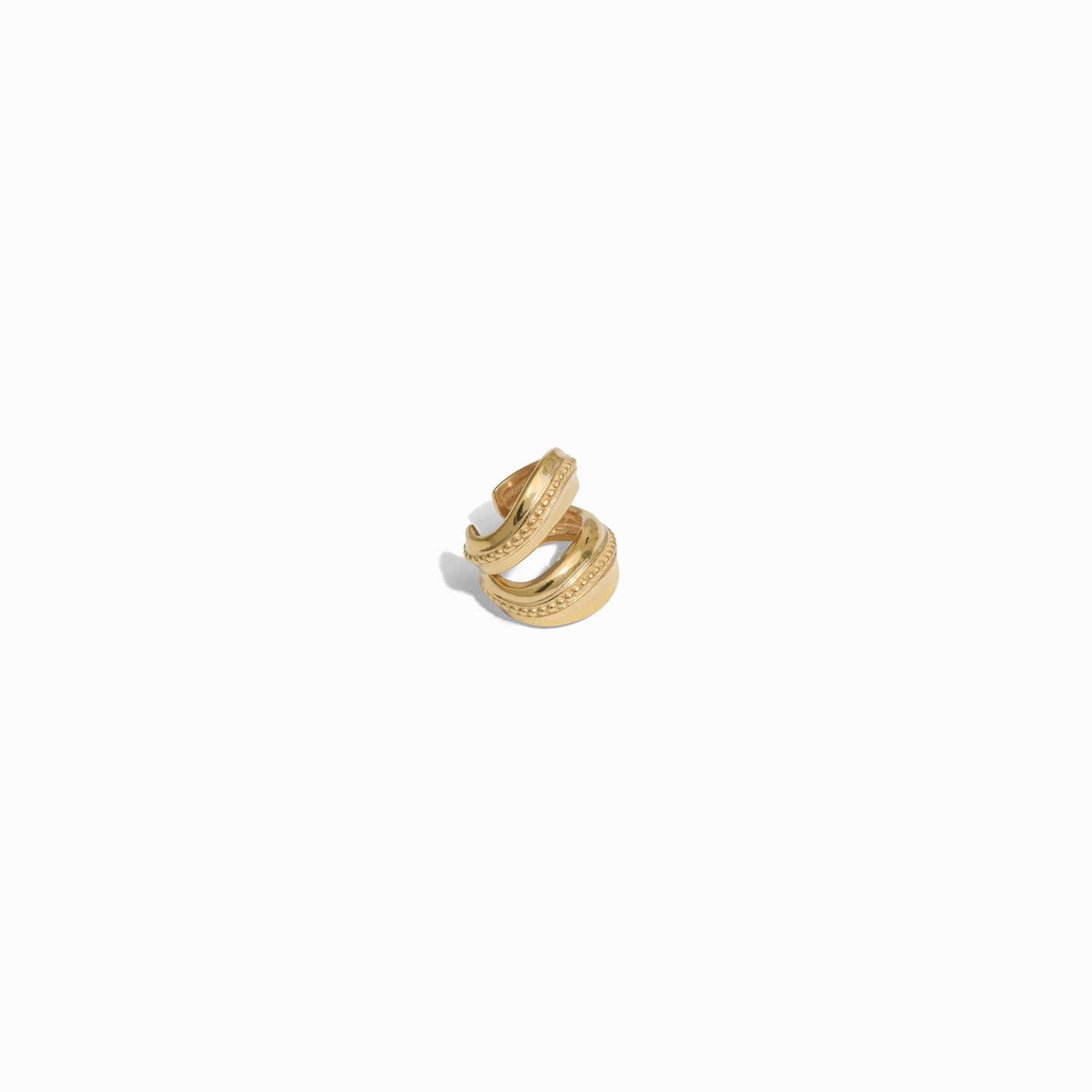 Product image of Awe Inspired Earrings 14K Yellow Gold Vermeil Earth Goddess Ear Cuff